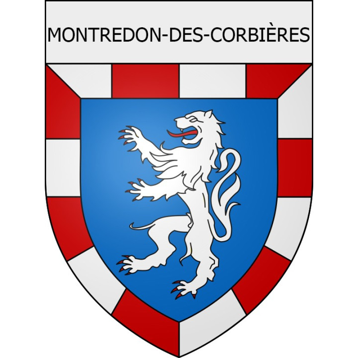 Montredon-des-Corbières 11 ville Stickers blason autocollant adhésif