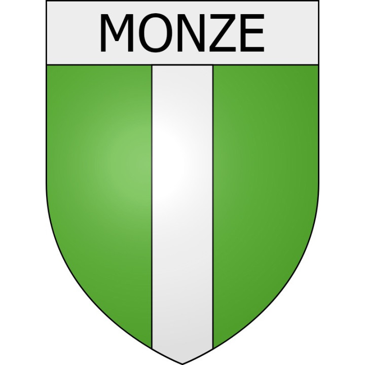 Monze 11 ville Stickers blason autocollant adhésif