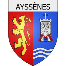 Escales Sticker wappen, gelsenkirchen, augsburg, klebender aufkleber
