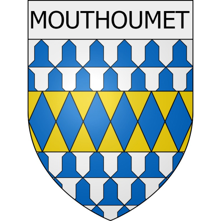Mouthoumet 11 ville Stickers blason autocollant adhésif