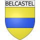 belcastel 12 ville Stickers blason autocollant adhésif