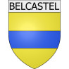 belcastel 12 ville Stickers blason autocollant adhésif