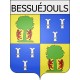 bessuéjouls 12 ville Stickers blason autocollant adhésif