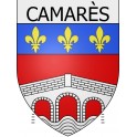 camarès ville Stickers blason autocollant adhésif