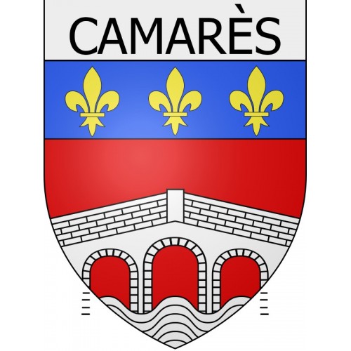 Stickers coat of arms Escales adhesive sticker