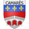 camarès ville Stickers blason autocollant adhésif