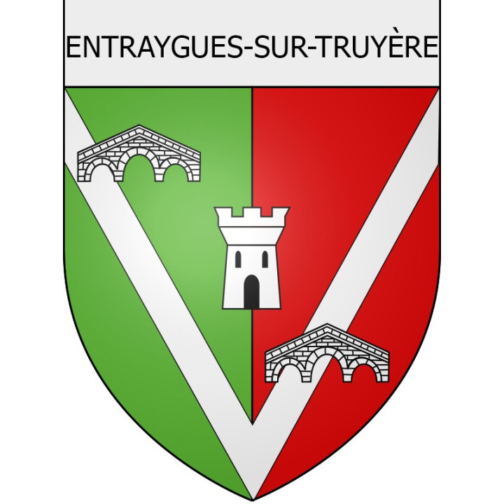 Stickers coat of arms Escales adhesive sticker