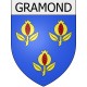 gramond 12 ville Stickers blason autocollant adhésif