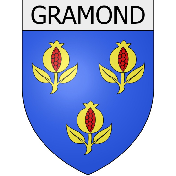 Stickers coat of arms Escales adhesive sticker