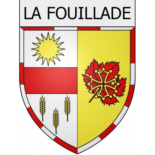 Pegatinas escudo de armas de Escales adhesivo de la etiqueta engomada