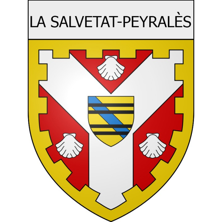 Stickers coat of arms Escales adhesive sticker