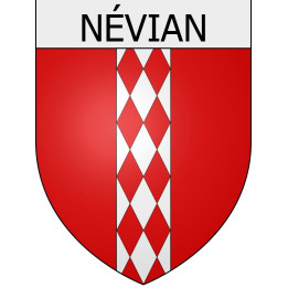 Névian 11 ville Stickers blason autocollant adhésif