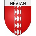 Névian 11 ville Stickers blason autocollant adhésif