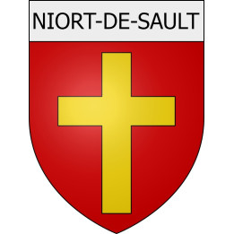 Niort-de-Sault 11 ville Stickers blason autocollant adhésif