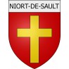 Niort-de-Sault 11 ville Stickers blason autocollant adhésif