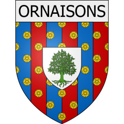 Ornaisons 11 ville Stickers blason autocollant adhésif