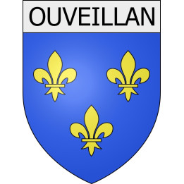 Ouveillan 11 ville Stickers blason autocollant adhésif