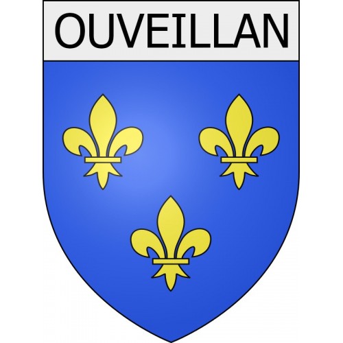 Ouveillan 11 ville Stickers blason autocollant adhésif