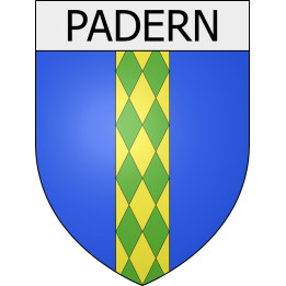 Padern 11 ville Stickers blason autocollant adhésif