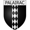 Palairac 11 ville Stickers blason autocollant adhésif