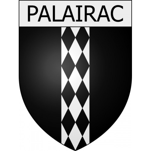 Palairac 11 ville Stickers blason autocollant adhésif