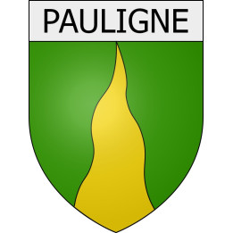 Pauligne 11 ville Stickers blason autocollant adhésif
