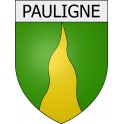 Pauligne 11 ville Stickers blason autocollant adhésif