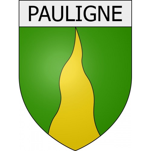 Pauligne 11 ville Stickers blason autocollant adhésif