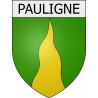 Pauligne 11 ville Stickers blason autocollant adhésif