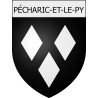 Pegatinas escudo de armas de Escales adhesivo de la etiqueta engomada