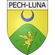 Pech-Luna 11 ville Stickers blason autocollant adhésif