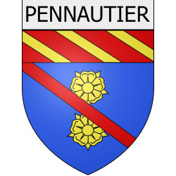 Pegatinas escudo de armas de Escales adhesivo de la etiqueta engomada