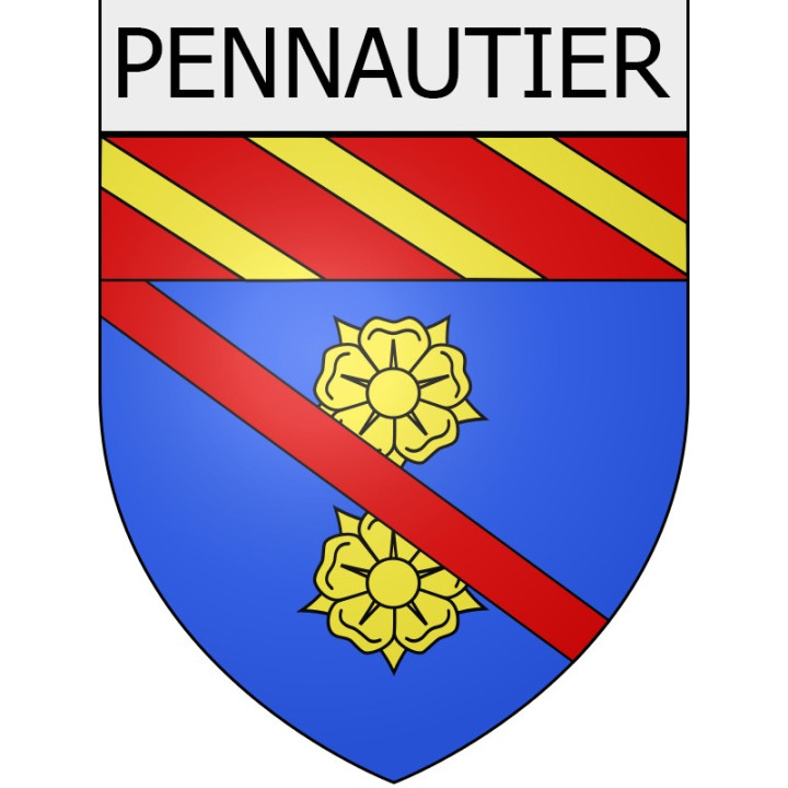 Stickers coat of arms Escales adhesive sticker