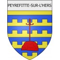 Peyrefitte-sur-l'Hers 11 ville Stickers blason autocollant adhésif
