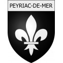 Peyriac-de-Mer 11 ville Stickers blason autocollant adhésif