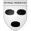 Peyriac-Minervois 11 ville Stickers blason autocollant adhésif