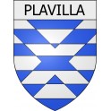 Plavilla 11 ville Stickers blason autocollant adhésif