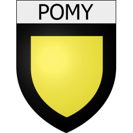 Pomy 11 ville Stickers blason autocollant adhésif