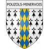 Pouzols-Minervois 11 ville Stickers blason autocollant adhésif