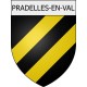 Pradelles-en-Val 11 ville Stickers blason autocollant adhésif