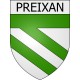 Preixan 11 ville Stickers blason autocollant adhésif