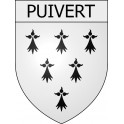 Puivert 11 ville Stickers blason autocollant adhésif