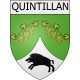 Quintillan 11 ville Stickers blason autocollant adhésif
