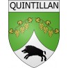 Quintillan 11 ville Stickers blason autocollant adhésif