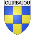 Quirbajou 11 ville Stickers blason autocollant adhésif