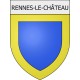 Rennes-le-Château 11 ville Stickers blason autocollant adhésif