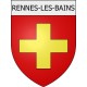 Pegatinas escudo de armas de Moussoulens adhesivo de la etiqueta engomada