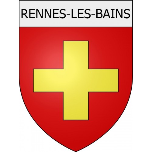 Rennes-les-Bains 11 ville Stickers blason autocollant adhésif
