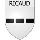 Pegatinas escudo de armas de Moussoulens adhesivo de la etiqueta engomada