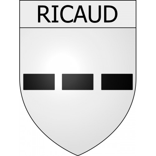Ricaud 11 ville Stickers blason autocollant adhésif